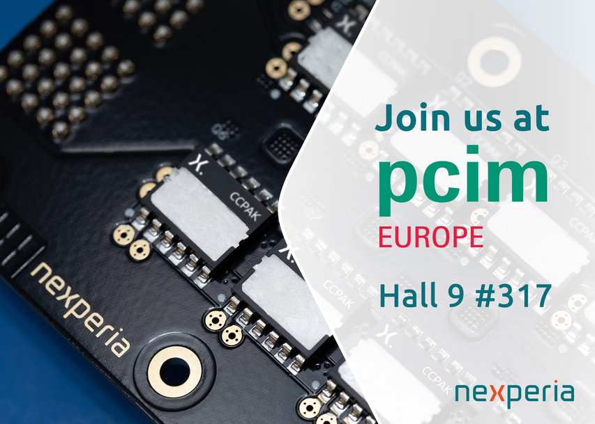 Nexperia bring power electronics expertise live to PCIM 2022